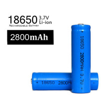 (2 PCS 2800 MAH) 18650 3.7V Rechargeable Lithium Battery With Case