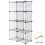 Gymax 12 Cube Storage Shelf Rack DIY Wire Grid Display Cabinet Organiser 1