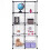 Gymax 12 Cube Storage Shelf Rack DIY Wire Grid Display Cabinet Organiser 8