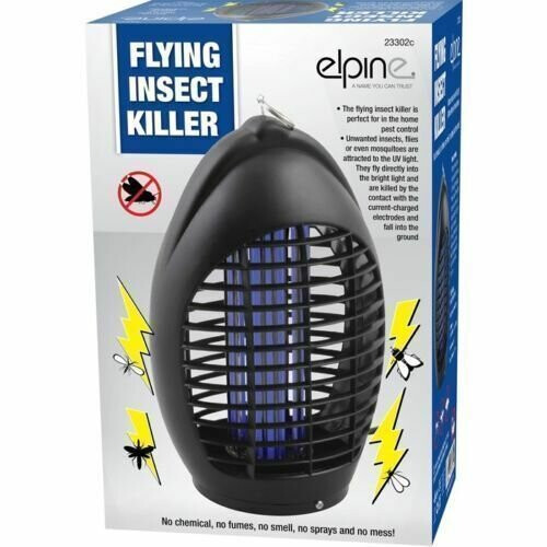 NEW ELECTRONIC FLYING INSECTS KILLER FLY BUG ZAPPER UV ATTRACT LIGHT