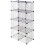 Gymax 12 Cube Storage Shelf Rack DIY Wire Grid Display Cabinet Organiser 5