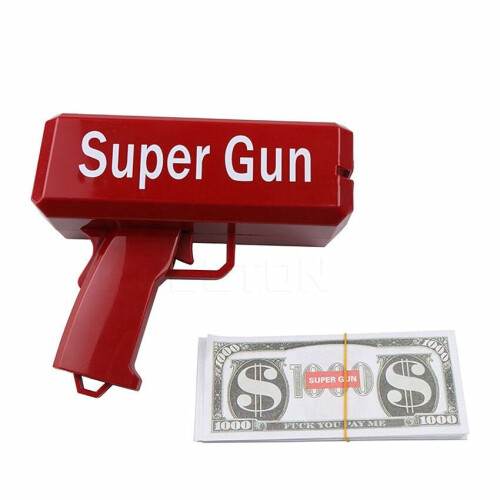 Gun2 Money Gun Cash Supreme Play Bill Make it rain Party 50 Cach on OnBuy