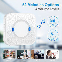 (Chime only) Smart Video Doorbell Camera Wireless WiFi Security Phone Bell