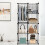 Gymax 12 Cube Storage Shelf Rack DIY Wire Grid Display Cabinet Organiser 4