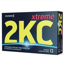 2 KC Xtreme 12 tab po alkoholu After Drinking Alcohol