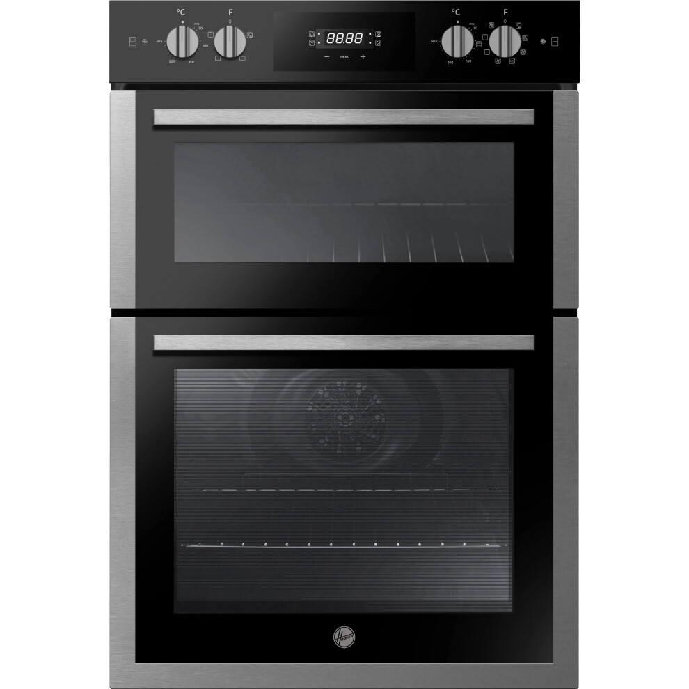 Hoover H-Oven 300 Ho9dc3ub308b Built In Double Oven - Black
