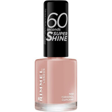 Rimmel 60 Seconds Super Shine Nail Polish, Caramel Cupcake 8ml