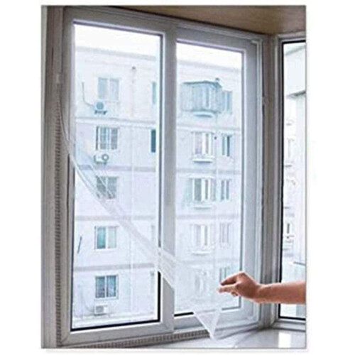 2 Packs Window Insect Screen Net Mesh Kit WHITE 2