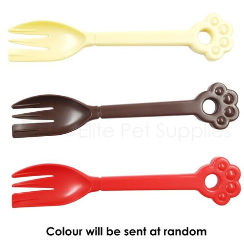 Rosewood Pet Stuff Plastic Feeding Forks Clipstrip Assorted