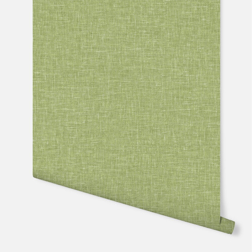 Arthouse Linen Texture Moss Green