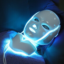 7 Colors Light LED Facial Mask With Neck Care Treatment Beauty Anti Acne Therapy Whitening|LED Mask