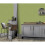 Arthouse Linen Texture Moss Green 6