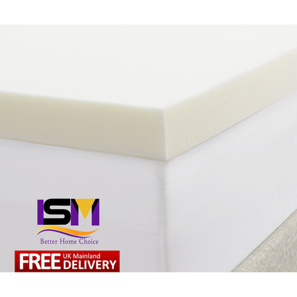 (3" TOPPER) ORTHOPEDIC MEMORY FOAM MATTRESS TOPPERS KING BED