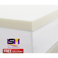 (4" TOPPER) ORTHOPEDIC MEMORY FOAM MATTRESS TOPPERS KING BED