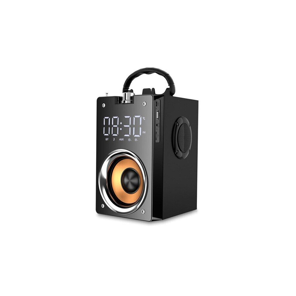 Super Bass Bluetooth Speakers Portable Column ,High Power 3D Stereo Subwoofer Music Speakers(Black) Black 8156259961769