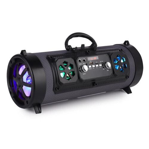 Portable Column Bluetooth Speaker Wireless Speaker Sound Bar  Sound System Speakers(Black)