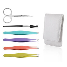 Eyebrow Tweezers Women 6Pcs Full Size Professional Eyebrow Tweezers Kit |Eyelash Tweezers