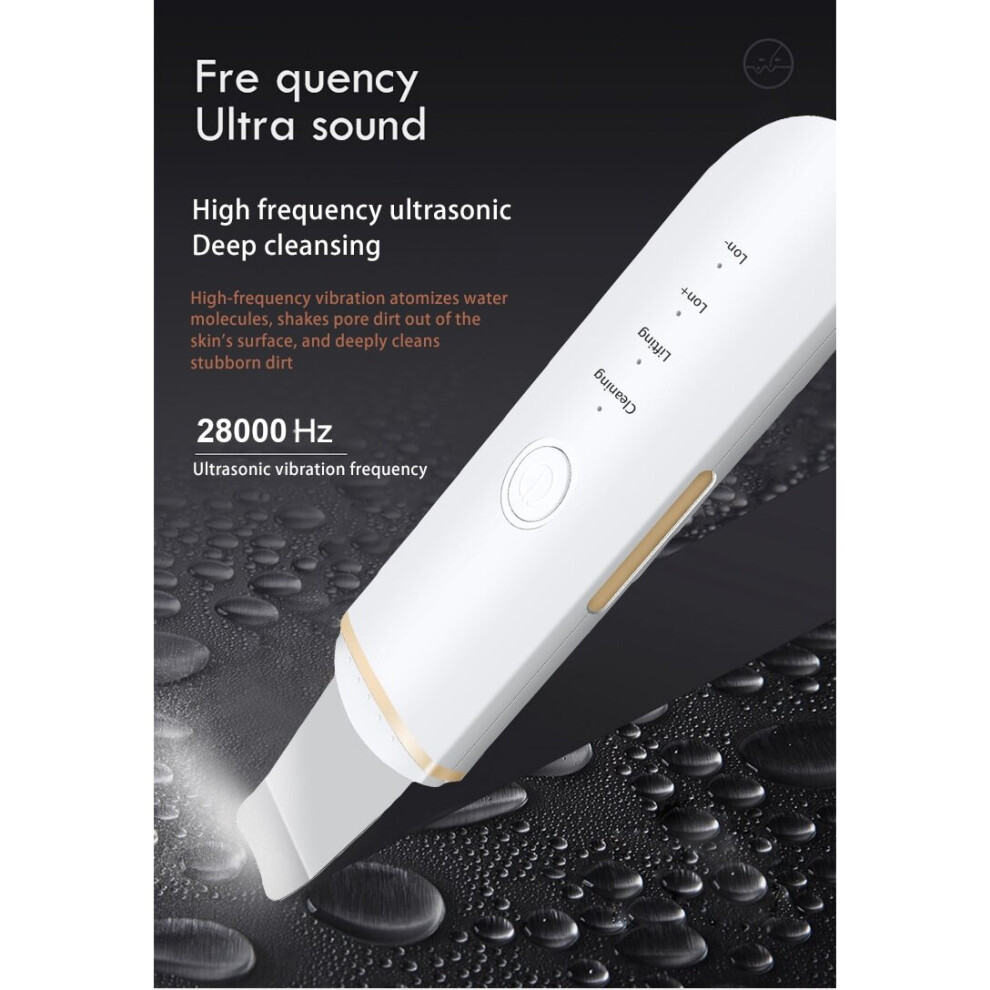 Hgo Ultrasonic Skin Scrubber Blackhead Remover Face Scrubber Cleanser |Skin Scrubber