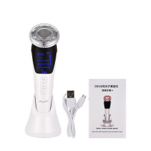 Ems Sonic Ion Facial Massager Removal Machine Moisturizing Face Lifting Device|Ion Device(White)