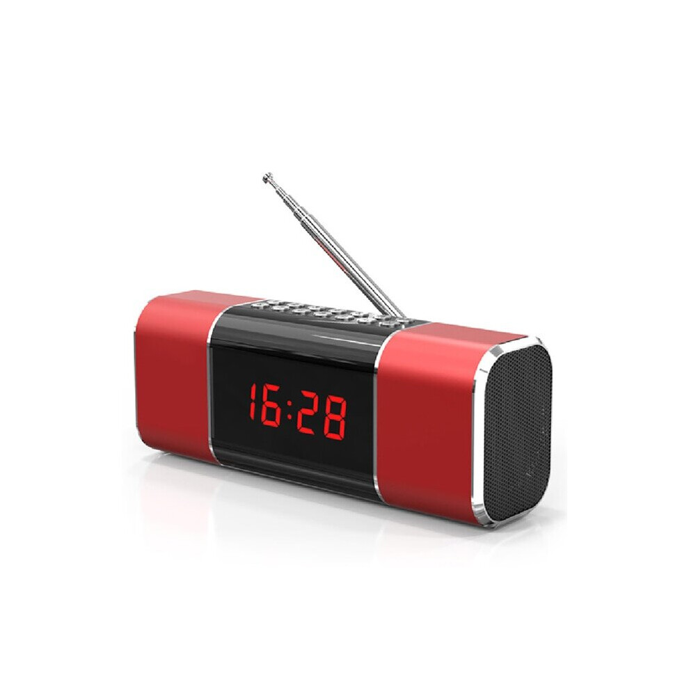 Portable Bluetooth Speaker Wireless Stereo Bass Column Subwoofer Bluetooth|Portable Speakers( ) Red 8043610724203