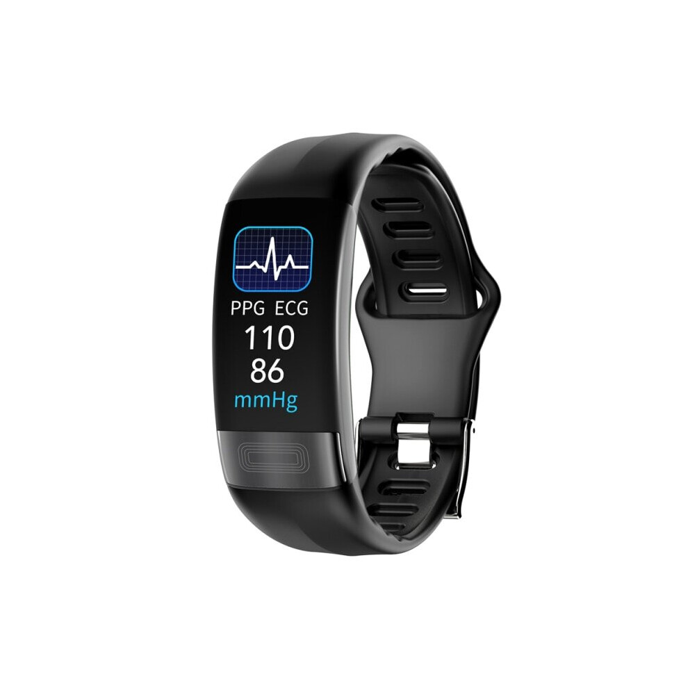 Smart Bracelet Body Temperature Monitoring Smart Wristband Ecg Ppg Smart Watchwatches(Black) Black 8221037995394
