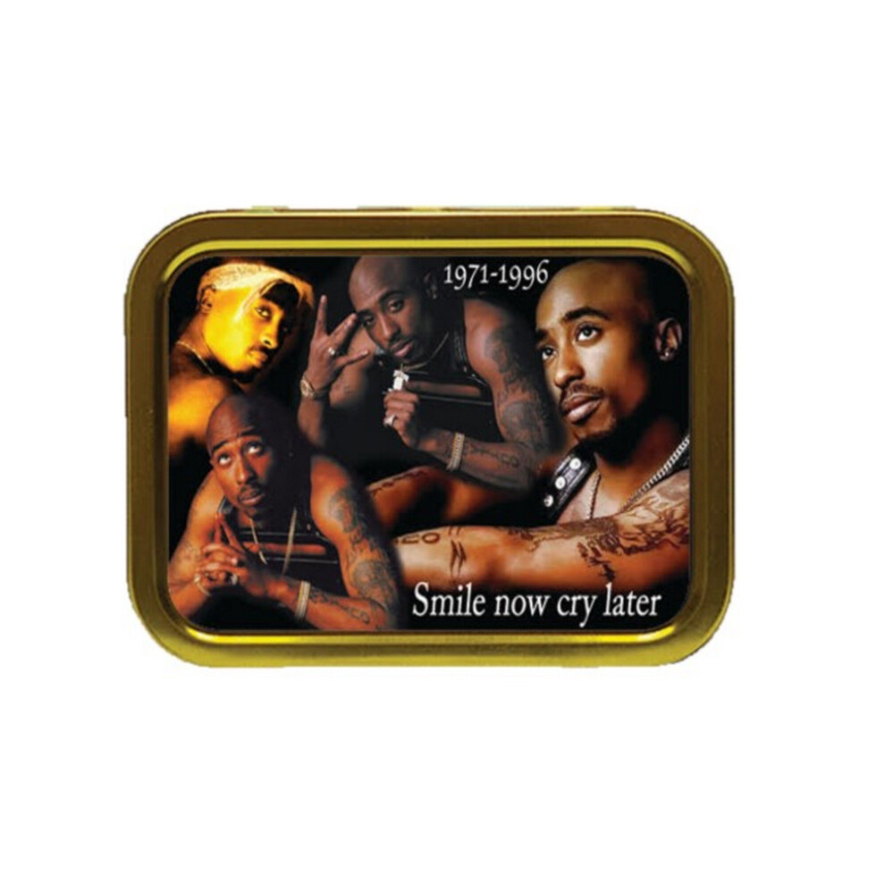 Personalised Gift Products Icon Legend Tupac Tobacco Tin Gift & Smoking Products
