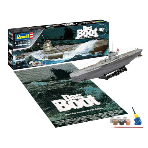 Revell Lahjasetti 1:144 "Das Boot" U-Boat VII C