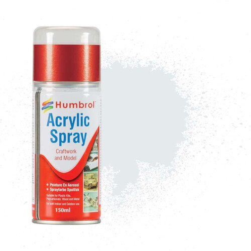 Humbrol 150ml No191 Chrome Silver Spray Can Humbrol AD6191