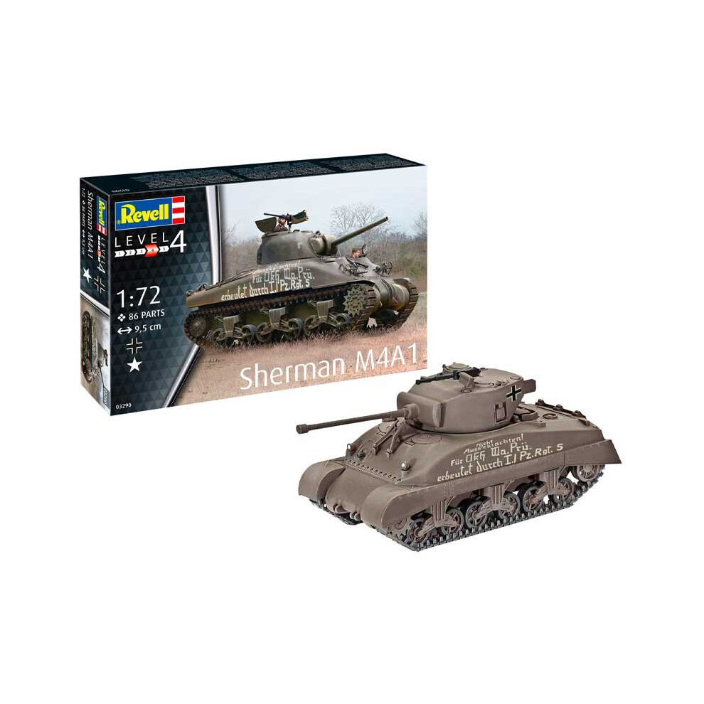 1/72 Sherman M4A1 Revell 03290