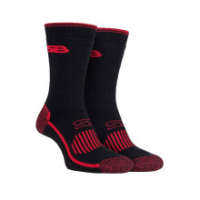 (6-8 A, SBGMS001BKR) Storm Bloc - Storm Bloc - 2er Pack Atmungsaktiv Verstärkt Baumwolle Arbeitssocken für Stiefel