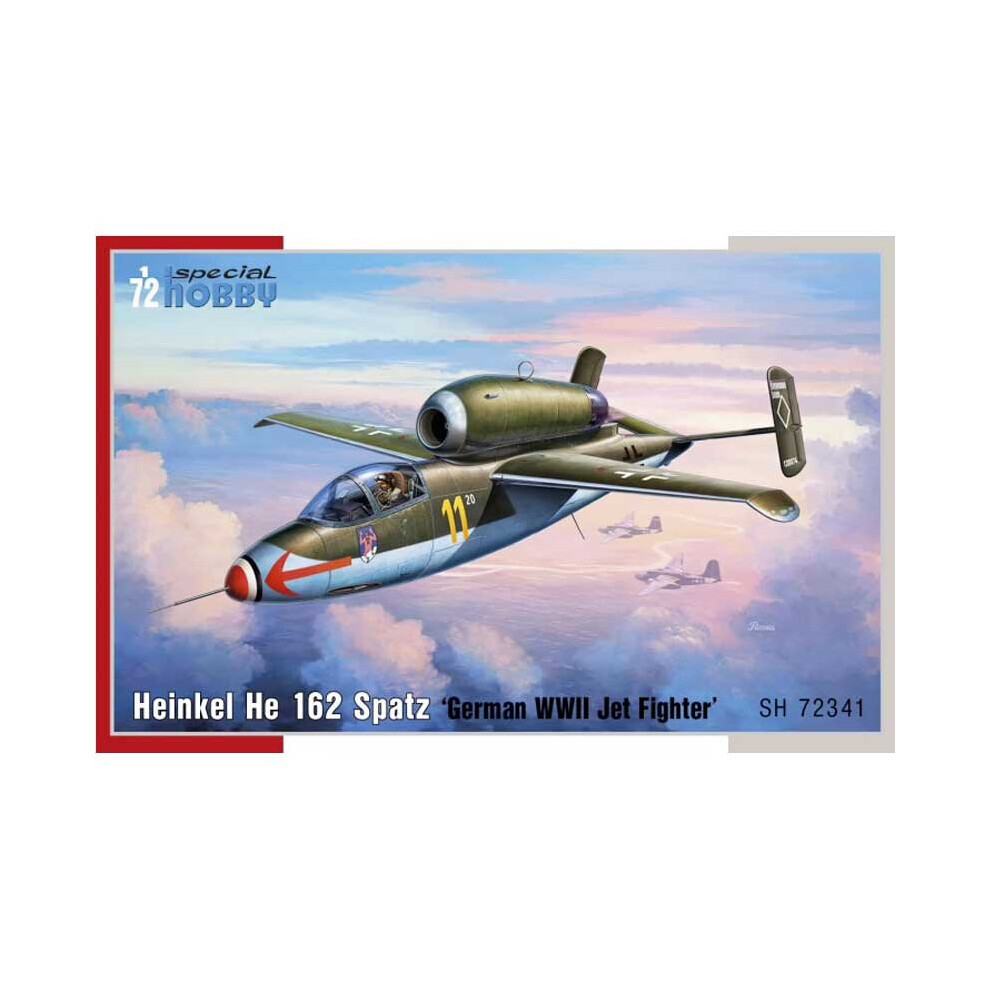 Special Hobby 1/72 Heinkel He 162 Spatz German Wwii Jet Fighter Sh72341