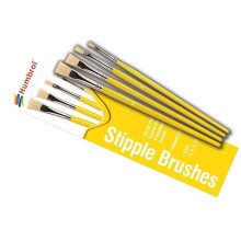 Brush Pack Stipple Brushes Natural Hair Humbrol AG4306