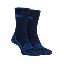 (6-8 A, SBGMS001NVY) Storm Bloc - Storm Bloc - 2er Pack Atmungsaktiv Verstärkt Baumwolle Arbeitssocken für Stiefel