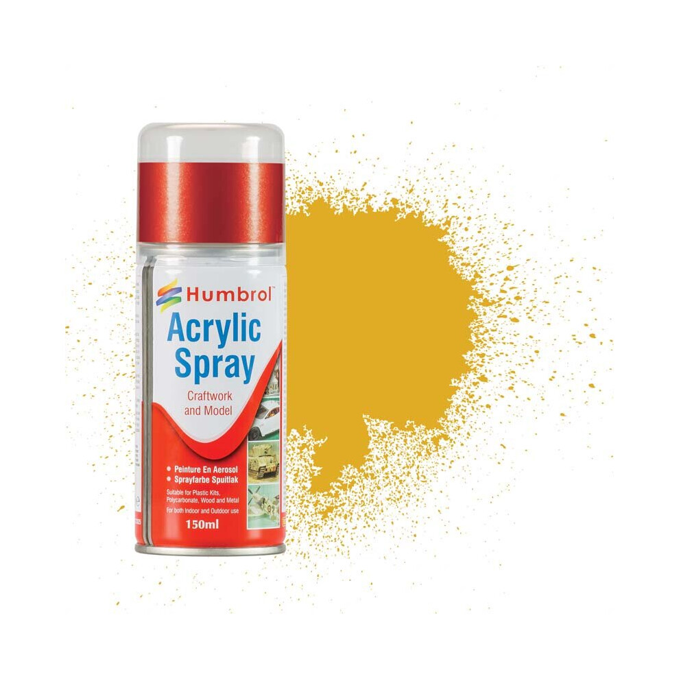 150ml No 16 Gold Spray Can Humbrol AD6016