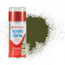 150ml No 155 Olive Drab Matt Spray Can Humbrol AD6155