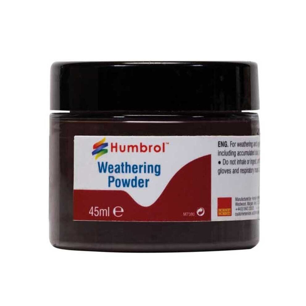 45ml Weathering Powder Black Humbrol AV0011