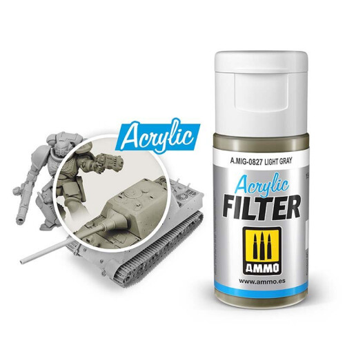 ACRYLIC FILTER Light Gray Ammo AMIG0827