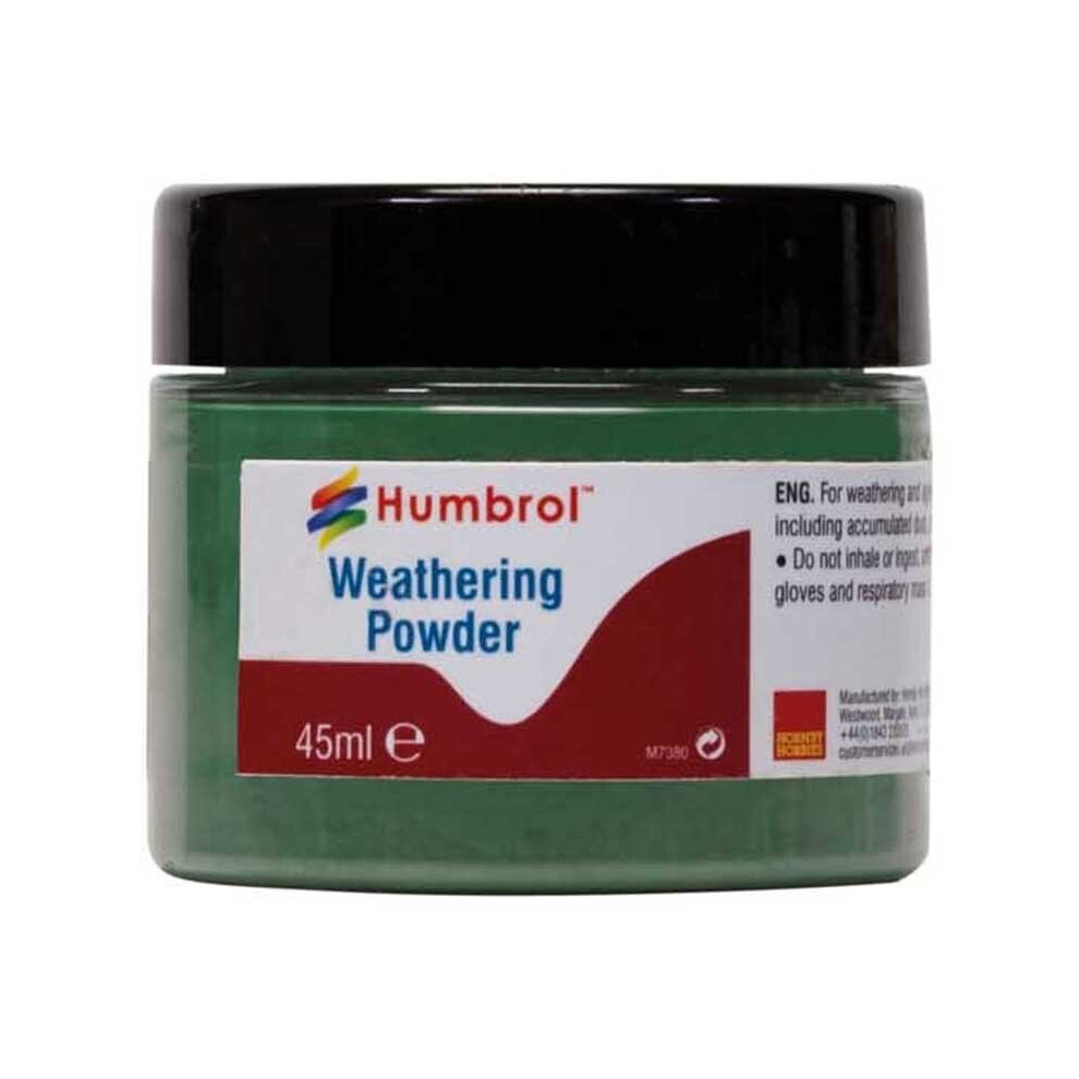 45ml Weathering Powder Chrome Oxide Green Humbrol AV0015