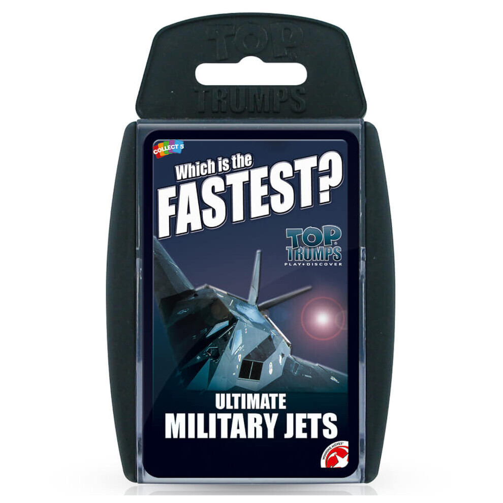 Winning Moves Top Trumps Classics: Ultimate Military Jets - Collectible Card Game 105372