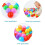 (Multi Coloured, 100 PC) Soft Plastic Mini Play Balls for babies and toddlers 2