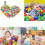 (Multi Coloured, 100 PC) Soft Plastic Mini Play Balls for babies and toddlers 6