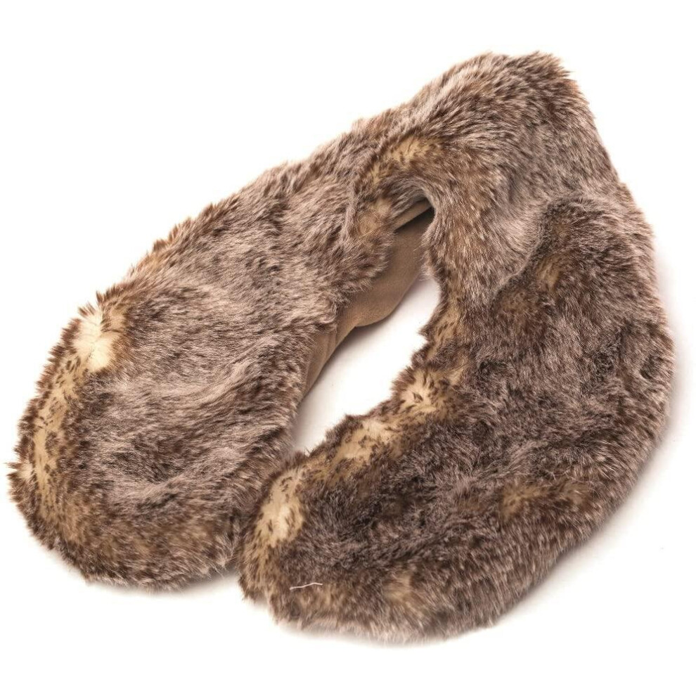 Warmies Lavendar Scented Microwavable WOLF FUR Neck Wrap 684302