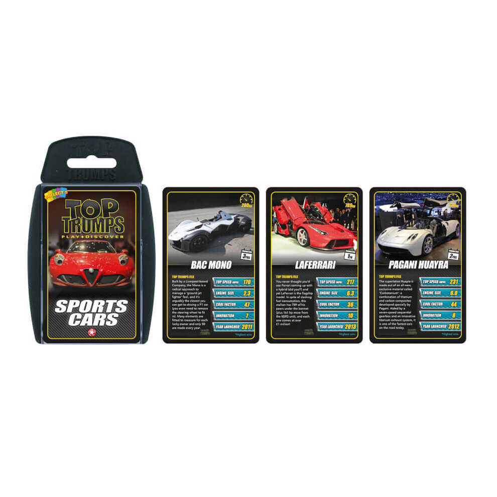 Winning Moves Top Trumps Classics Sports Cars Toys