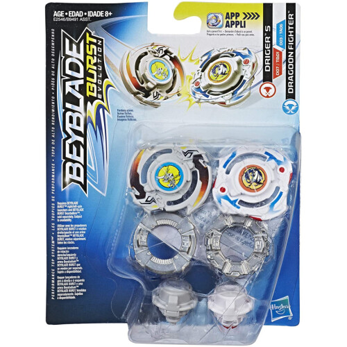 BeyBlade Beyblade E2546 Driger S And Dragoon F (B9491EU63)