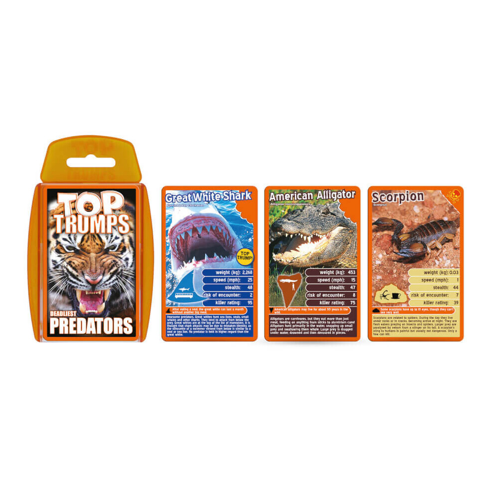 Winning Moves Top Trumps Classics Predators Toys - Board Game