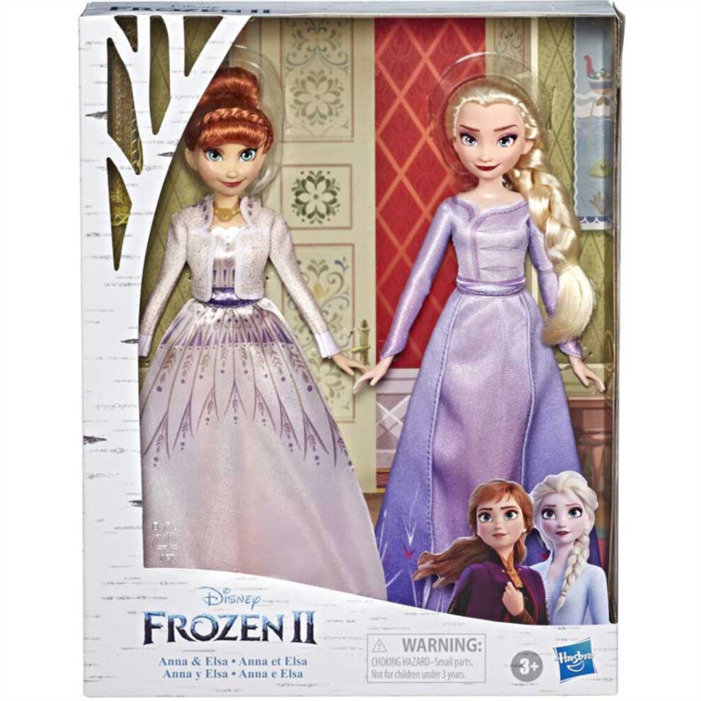 Disney Frozen Anna AND Elsa Dolls [E8052]