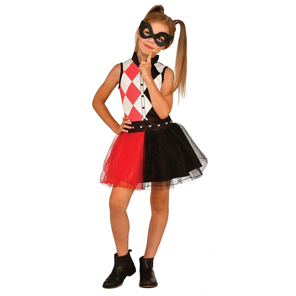 Rubie's 31975 DC Harley Quinn Fancy Dress (MEDIUM 4-6)