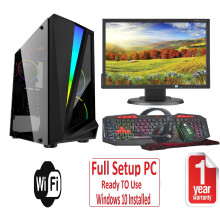 Fast Gaming PC Complete Set Core i5 16GB RAM 1TB GT730 2GB Monitor - Refurbished