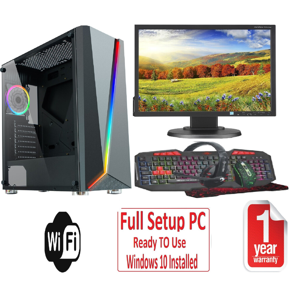 Computek Fast Gaming Pc Full Setup - I5 16Gb Ram 1Tb Gt730 2Gb C1007
