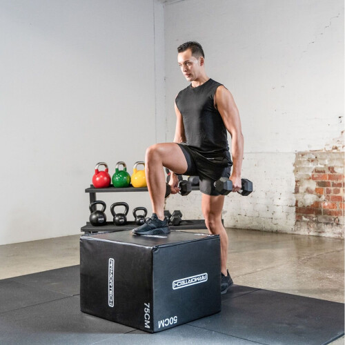 Hex Dumbbells - 2 x 17.5kg - Quality Anti-slip Grip 2